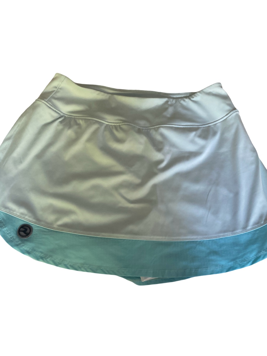 Salt Life White And Aqua Circle Skort - L